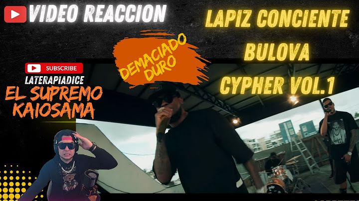 Lapiz Conciente❌Bulova - Cypher Vol 1🔥 (Video Reaccion)