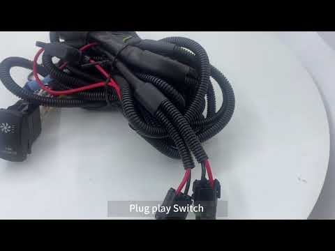 ATV UTV Fan Override Switch Kit with Relay LED Rocker Switch Engine Cooling Wiring Accessories