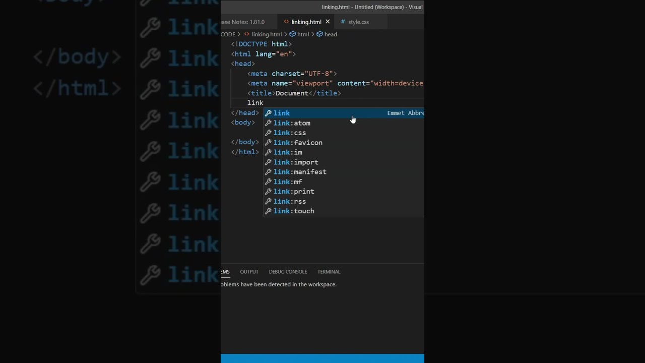 How To Link Css Html In Vscode Beginner Tutorial