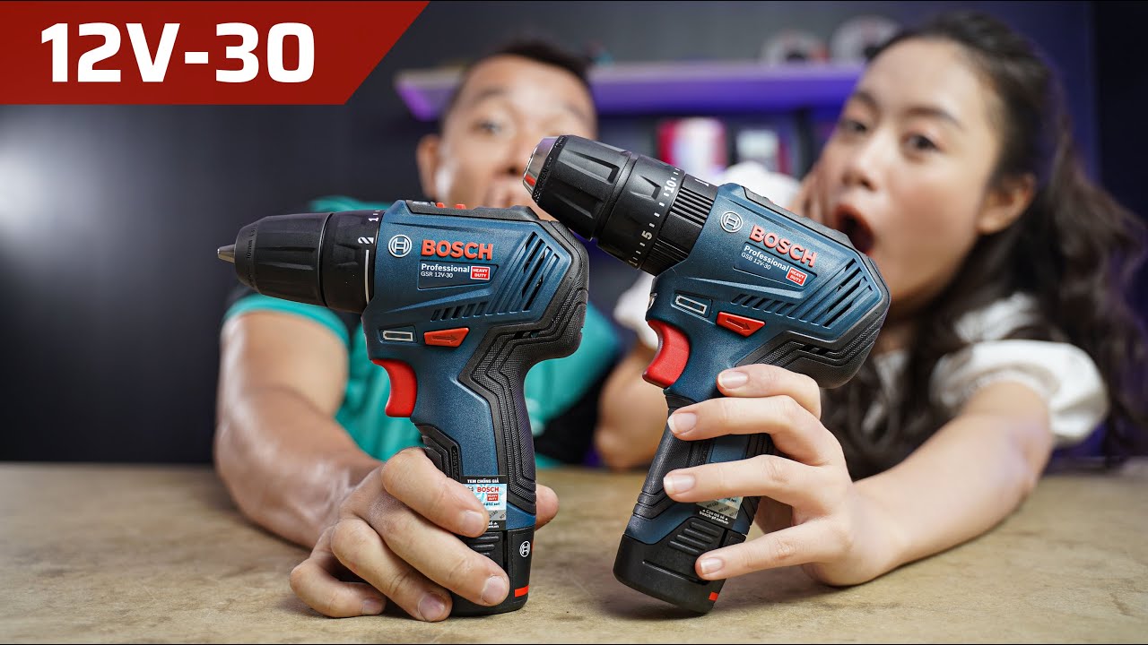 Máy khoan vặn vít động lực dùng pin Bosch GSB 12V-30 Giá tốt