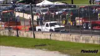 Outlaw Pro Stock 4x4 Trucks Pulling at the 2014 Iowa State Fair