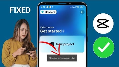 How to Fix Capcut Unstable network connection Problem | Capcut Template Unstable network connection