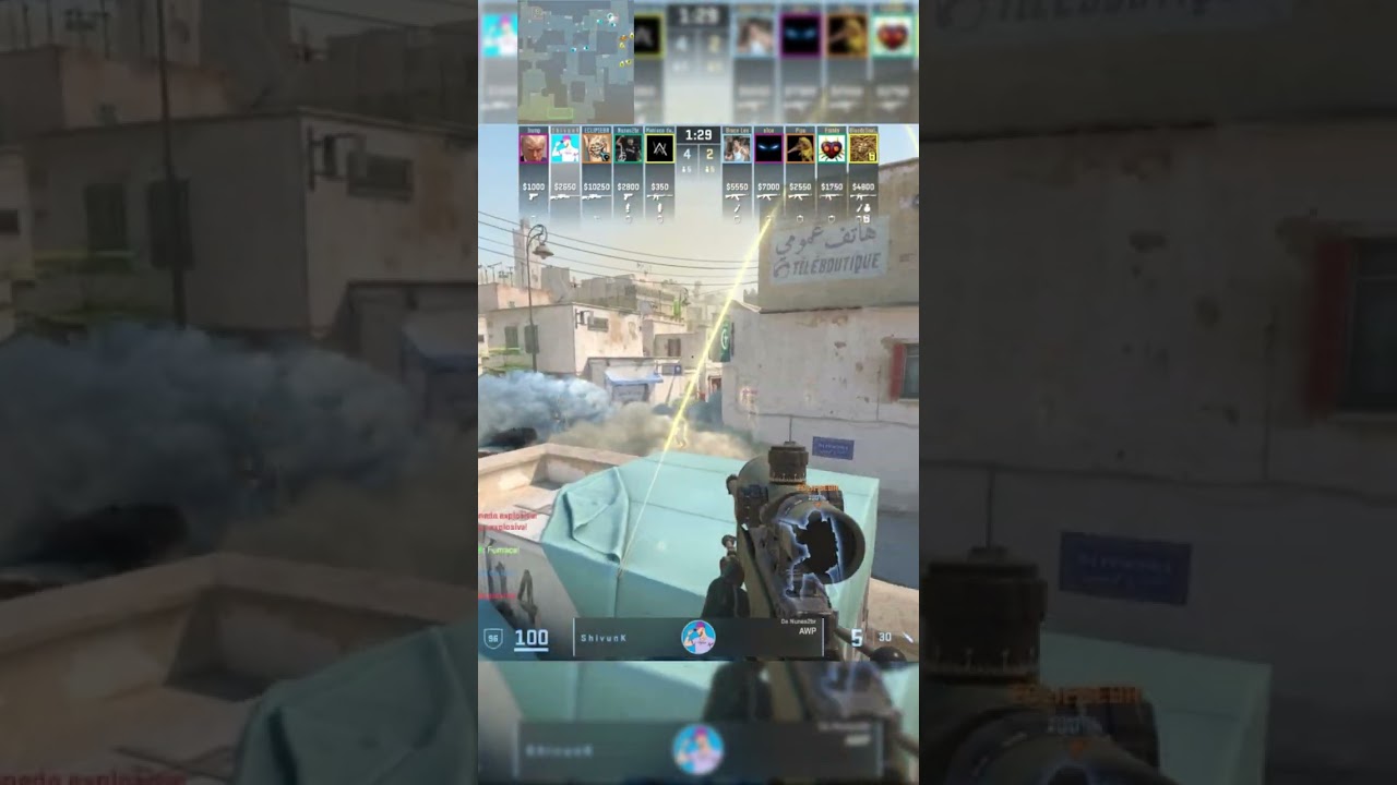 CS2 | INSANE WALLBANG HEADSHOT!! Was That An ACE or 4K?? @Dust2 