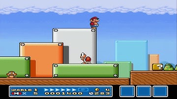 SNES on DE10-Standard FPGA - Super Mario 3 (All Stars)