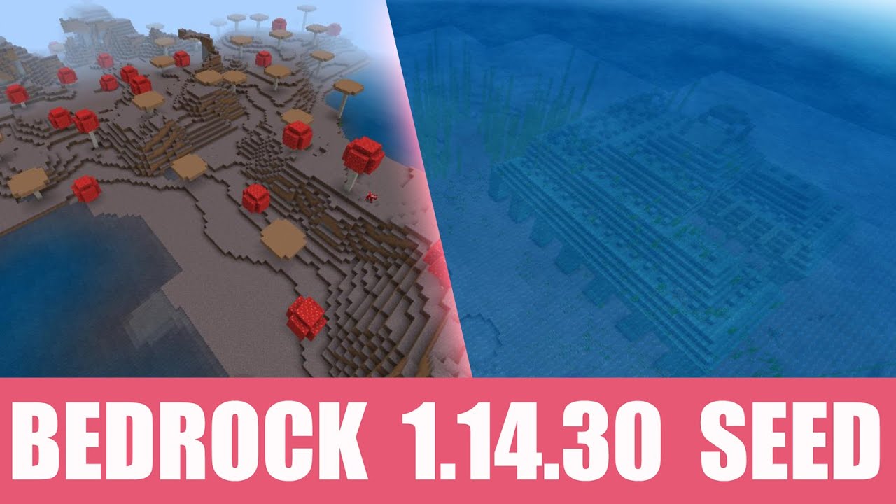 Minecraft Bedrock 1 14 30 Seed Ocean Monument Two Shipwrecks And Mushroom Island Close To Spawn Youtube Minecraft Bedrock 1 14 30 Seed Ocean Monument Two Shipwrecks And Mushroom Island Close To Spawn Youtube