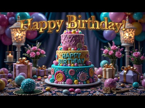 🎂💖 Happy Birthday Song with Beautiful Wishes! 🌸🎶#BirthdayDance #BirthdaySong