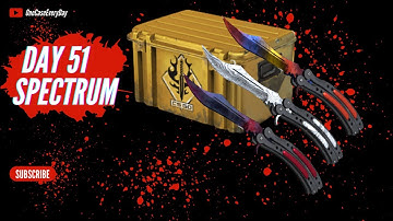 Opening a CS:GO case every day until i get a knife or gloves, Spectrum Case, Day 51