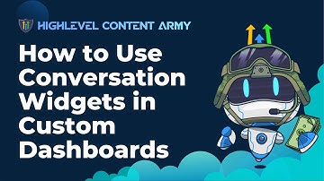 How to Use  Conversation Widgets in Custom Dashboards
