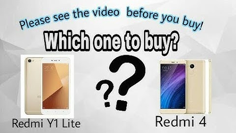 Redmi Y1 Lite vs Redmi 4 | See this video before buying Redmi Y1 lite