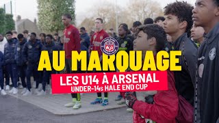 Au marquage ... des U14 à Arsenal