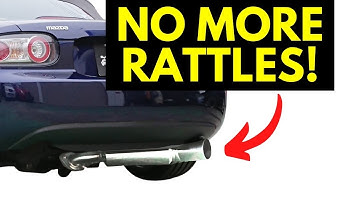 Fixed Exhaust Rattle Without Killing Myself | New Exhaust Hanger Bushings | Tach On Red