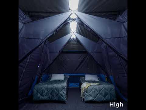 Core Equipment 12 Person Lighted Instant Cabin Tent Modes 