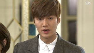 Lee Min Ho. 'I am the bastard of the Empire Group' breakup declaration @Heirs Episode 12