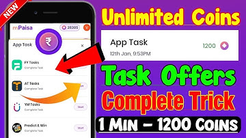 mPaisa App Task Complete Trick 2024 | mpaisa unlimited coins trick | mpaisa task complete trick 2024
