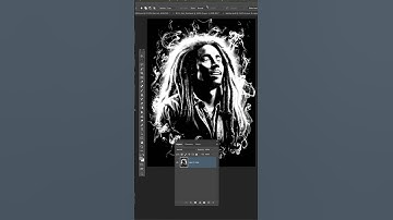 DTF Halftone the black from the design #dtftransfers #dtfprinting #photoshoptutorial