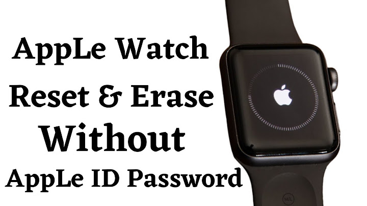 How to reset apple watch password without paired phone