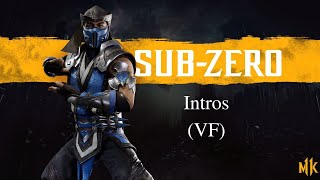 Mortal Kombat 11 - Tous les intros/dialogues de Sub-Zero (VF)