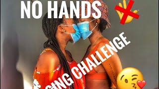 NO HANDS KISSING CHALLENGE!!!😘😘😘|SOUTH AFRICAN YOUTUBERS|LESBIAN COUPLE