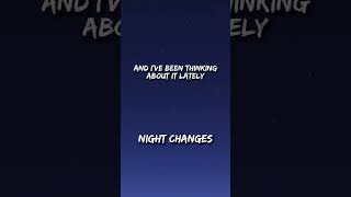 One Direction - Night Changes (Lyrics) |The Music Box|