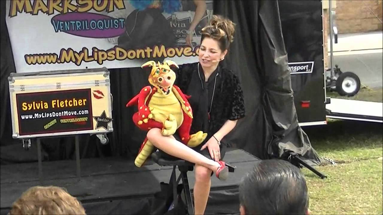 Sylvia's magic trunk show at the osceola county fair in florida