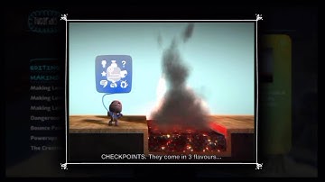 LittleBIGPlanet 2 (720p HD) Walkthrough Part 19 - Create Mode Tutorials - Making Levels - Part 1/5