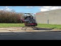 Brand new Bell 407GXP start-up, take-off and departure