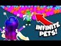 HE ACTUALLY GOT THE INFINITE PET PASS in Roblox Pet Walking Simulator!