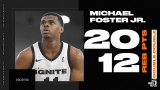 Michael Foster Jr. Posts 20 points & 12 rebounds vs. College Park Skyhawks