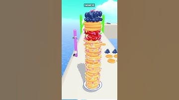 Pancake Run - Gameplay Walkthrough iOS Android All Levels #shorts