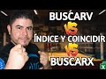 ¿CUÁL ES MEJOR? 😲 BUSCARV vs ÍNDICE Y COINCIDIR vs BUSCARX | Excel