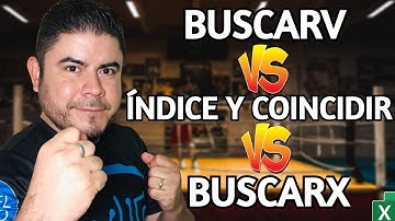 ¿CUÁL ES MEJOR? 😲 BUSCARV vs ÍNDICE Y COINCIDIR vs BUSCARX | Excel