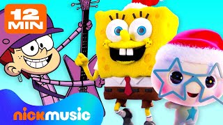 Nicktoons Holiday Song Playlist w/ SpongeBob & More!  12 Minutes | Nick Music