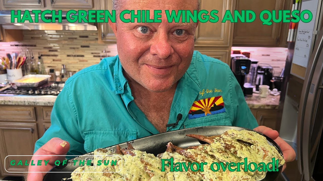 Spice Up Your Game Day with Hatch Green Chile Queso and Wings YouTube