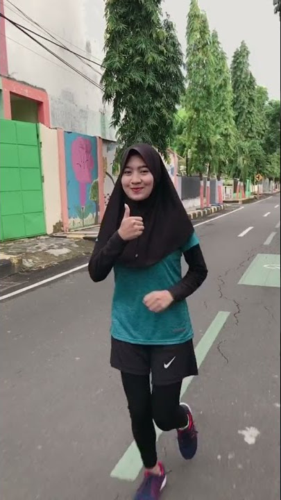 Story WA/IG Mentahan halu joging bareng cewe cantik, buat manasin mantan, prank temen. @Alvina