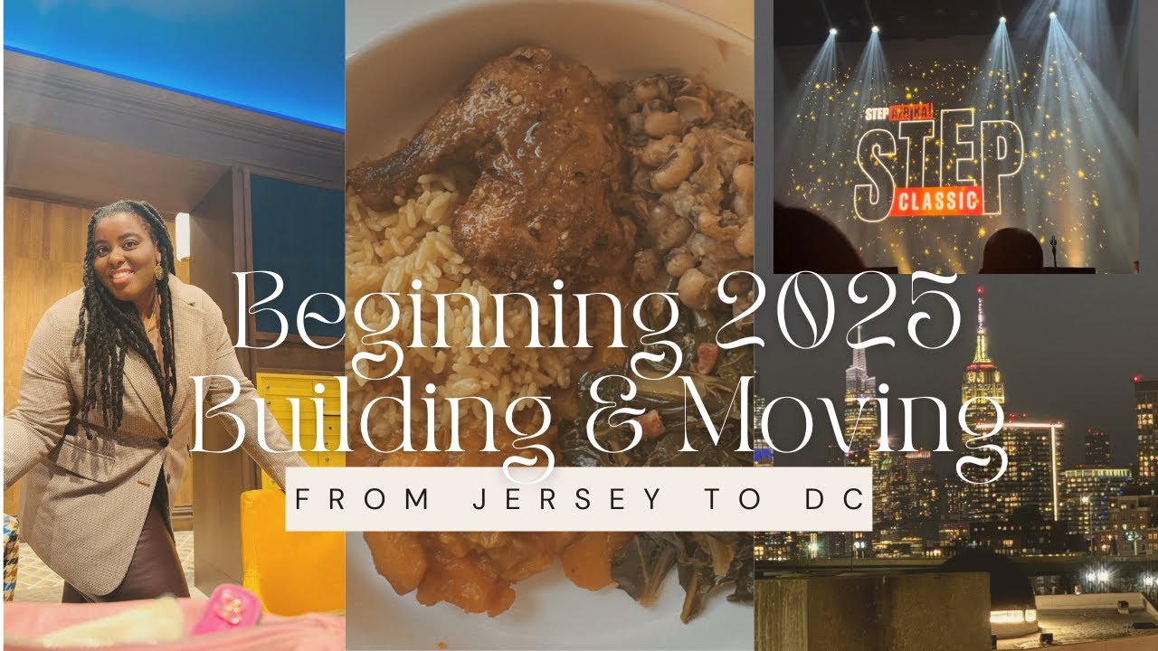 Happy 2025 | Moving from Jersey to DC | Building Apartment Furniture
