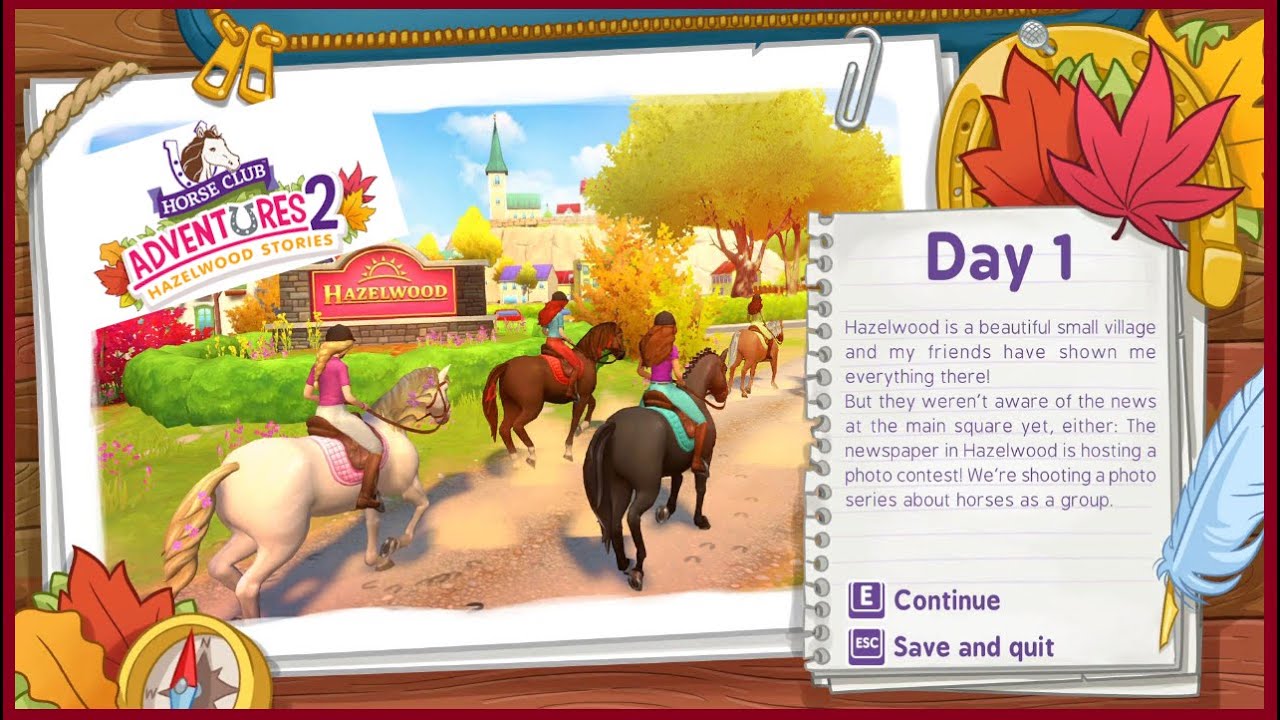 Horse Club Adventures 2🐴Hazelwood Stories Gameplay [Day-1] 