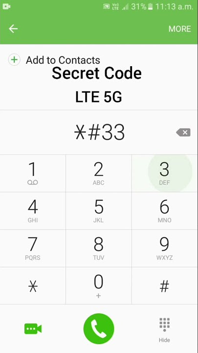 Secret Code || LTE 5G S8M Secret Code #shorts #viral