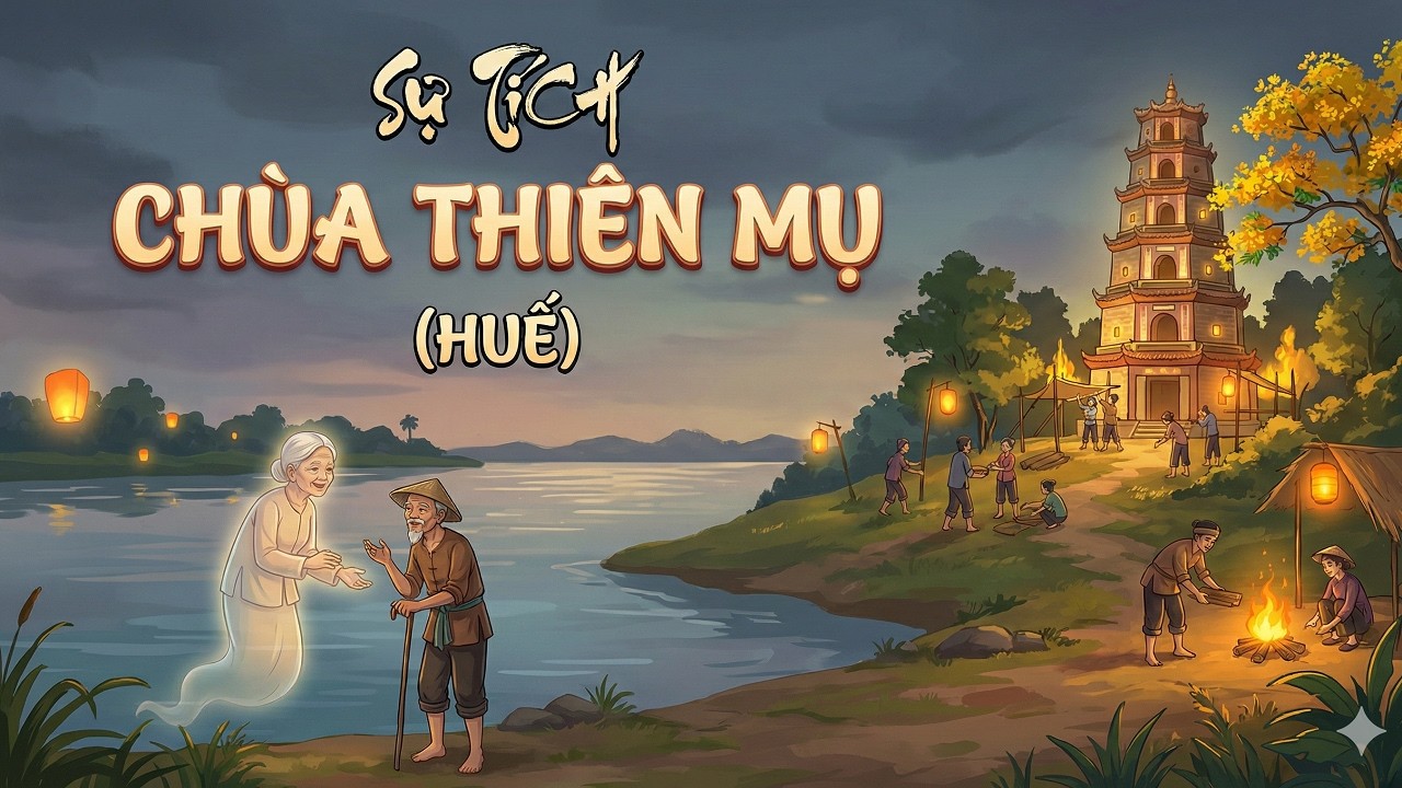 Sự Tích Chùa Thiên Mụ: Truyền Thuyết Bên Dòng Sông Hương (Cổ Tích Việt Nam) | Nghe Truyện Cổ Tích