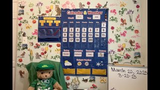 Calendar and Weather March 20, 2025 Update