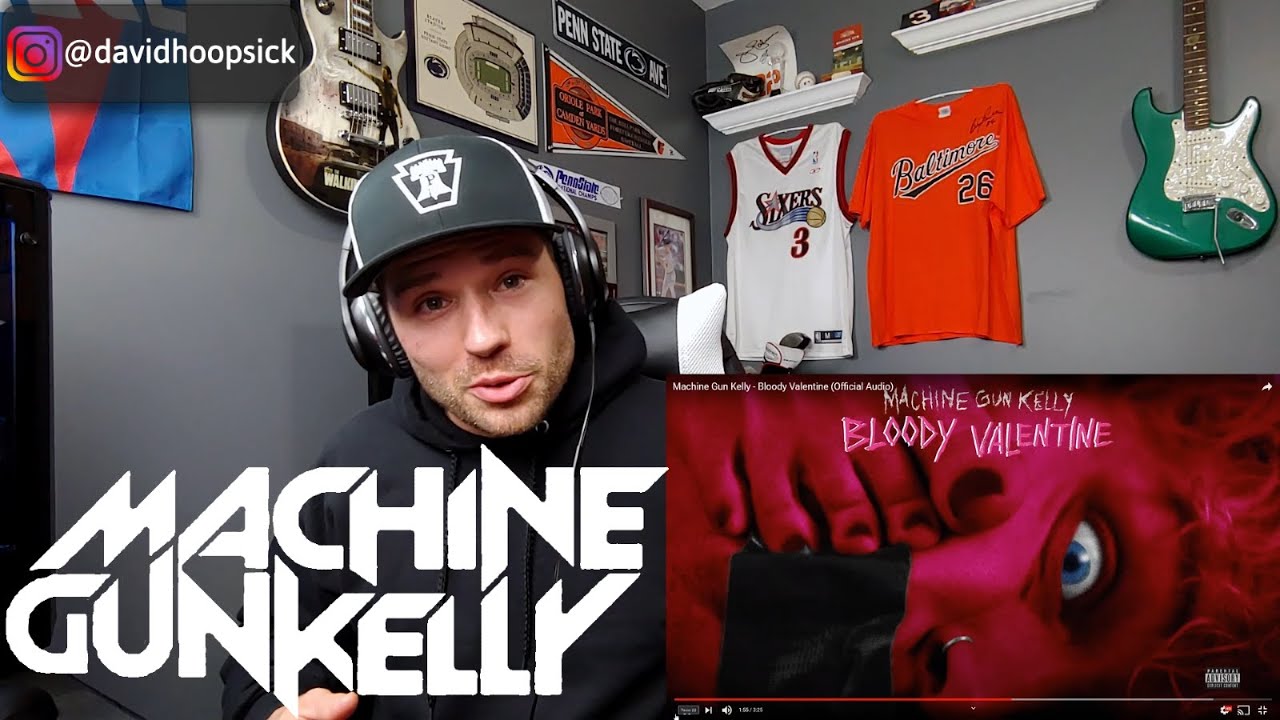 Machine Gun Kelly - Bloody Valentine (Official Audio) | (REACTION!!!)