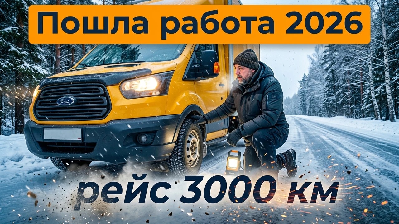 Первый дальний рейс в 2026 году, поездка в Татарстан