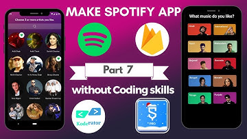 Build #Spotify app with #Sketchware / Pro | Part 7 || #Koderator || by #DVNigam ||  #android_develop