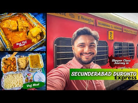 Secunderabad Duronto Express sleeper class journey and Indian railways food review