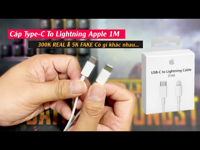 Khi kinh tế suy thoái Cáp Type C - Lightning Apple 1m giá chỉ 5000VNĐ - Chắc nhiều bạn không tin đâu