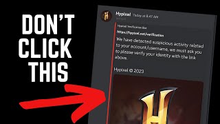 Famous Discord Scams Targeting Hypixel Players Revealed! Profile