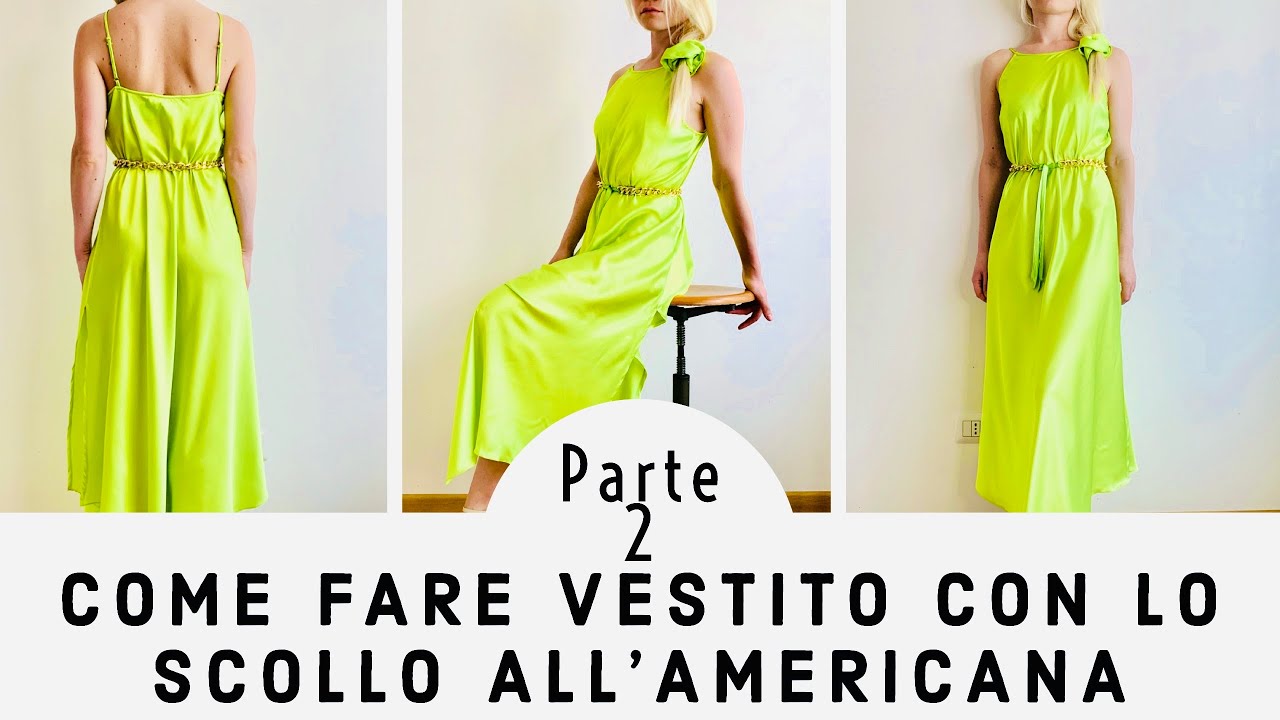 Come cucire abito scollo all’americana parte 2