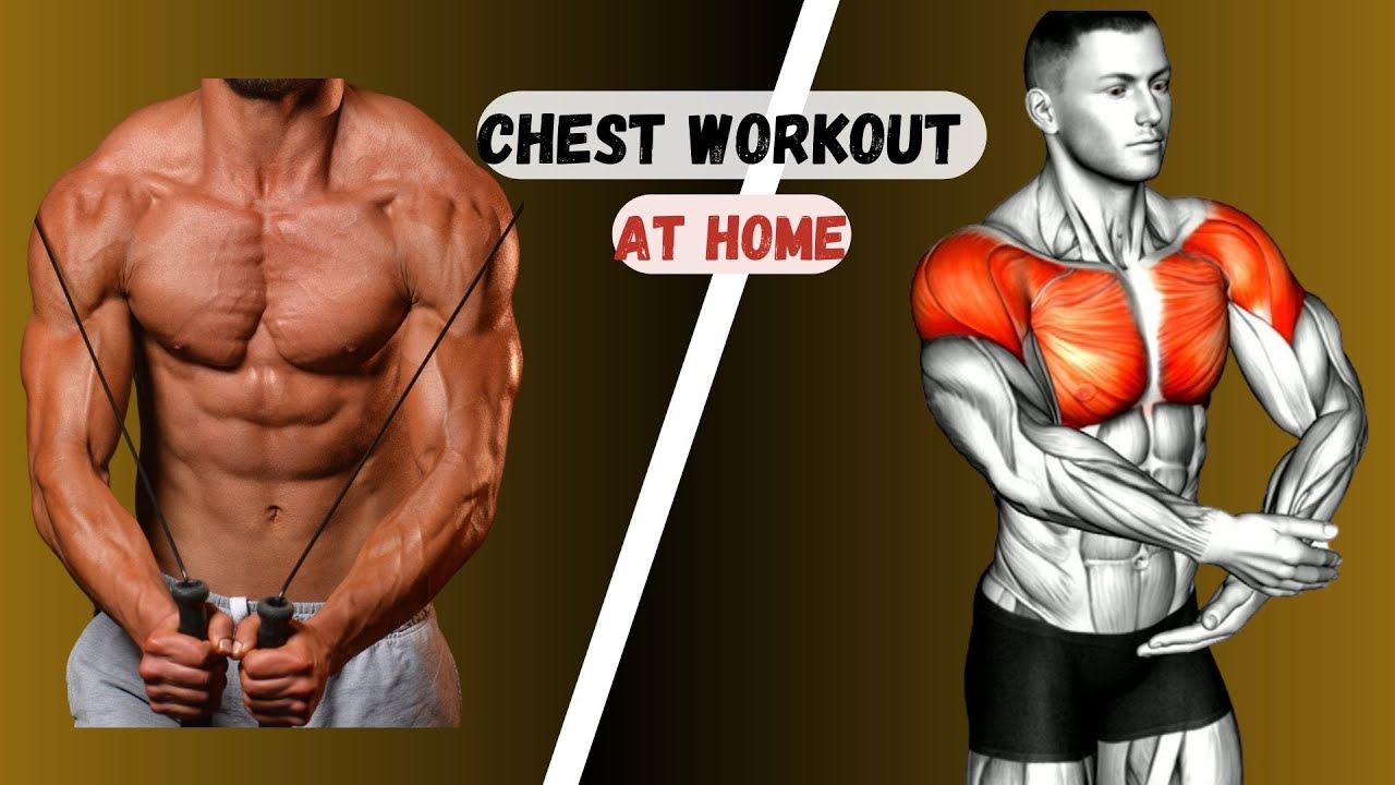 Intense Chest Workout at Home No Equipment Needed YouTube