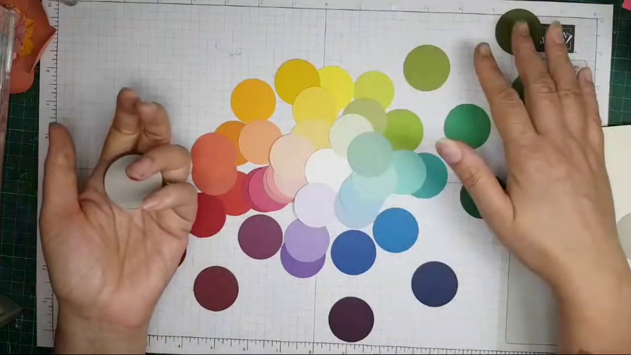 ⚀⚁⚂⚃⚄⚅How to make COLOUR work for you #stampinup paper mache