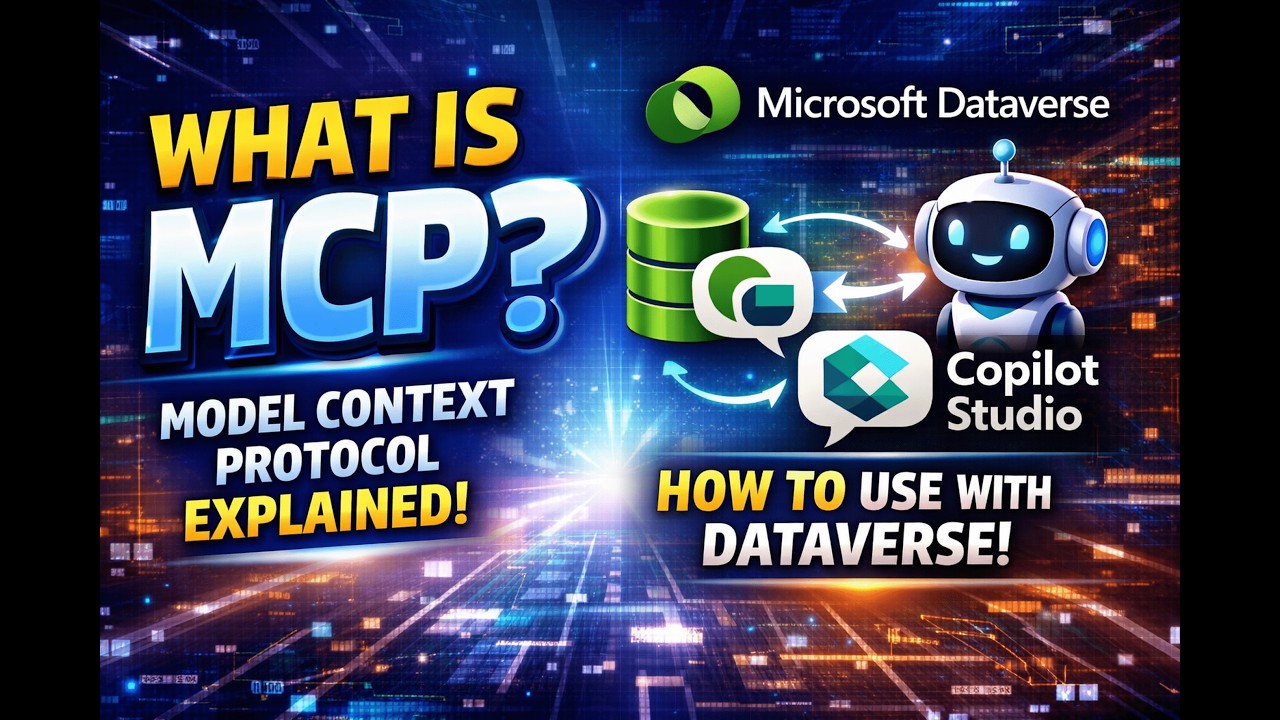 Model Context Protocol (MCP) Explained Simply | Dataverse MCP Server ...