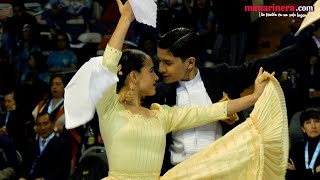 Adiós Cholito🥁bailan Camila Castillo y Eduardo González en el Concurso 